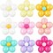 16 Set Daisy Flower Balloons DIY Kit,Pink White Yellow Latex Flower Balloon Party Decorations for Birthday Baby Shower Wedding Anniversary Daisy Groovy Fairy Flower Theme Decor